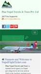 Mobile Screenshot of nepalflightticket.com